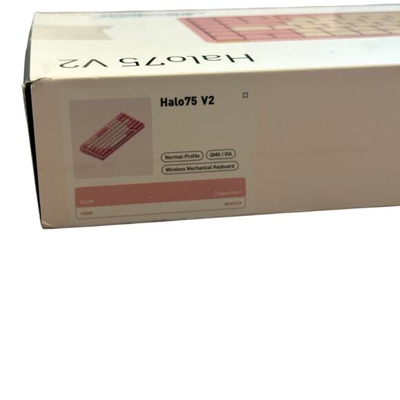 NuPhy Halo75 V2 QMK/VIA Wireless Mechanical Keyboard in Sakura Fizz LEMON Switch - Picture 6 of 7